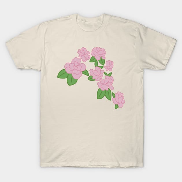 Pink Flowers T-Shirt by courtneylgraben